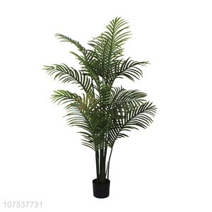 High Quality Plastic Chrysalidocarpus Lutescens Artificial Potted Plant