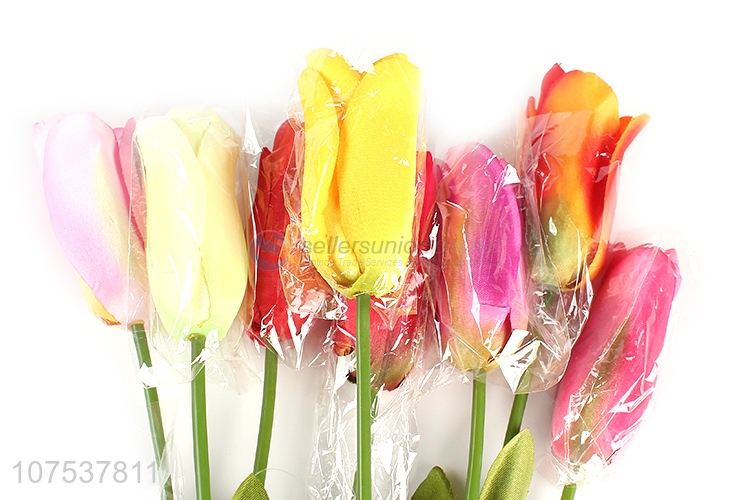 Best Quality Fashion Artificial Tulip Decorative Plastic Flower