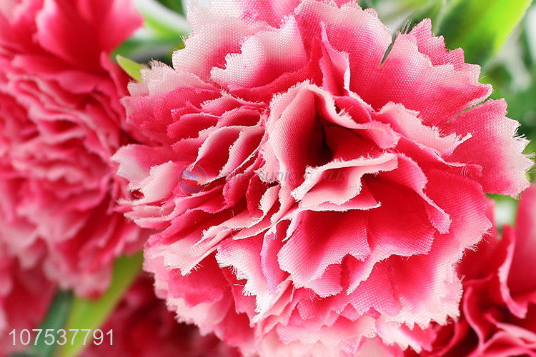 Popular Simulation Carnation Plastic Artificial Flowers