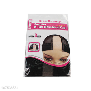 Good Quality U-Part Mono Mesh Cap Wig Cap For Making Wigs