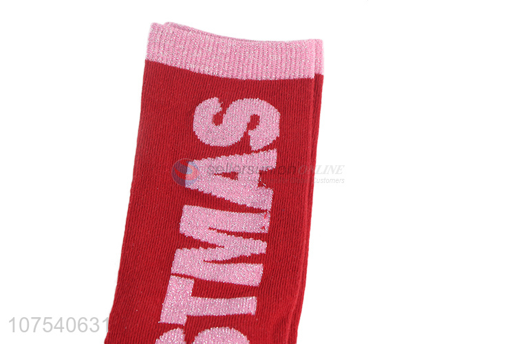 Popular Colorful Christmas Socks Comfortable Socks For Women