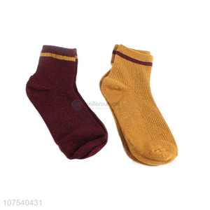 Hot Selling Comfortable Stretch Socks Fashion Ladies Socks