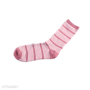 Fashion Design Colorful Stripe Stockings Ladies Socks