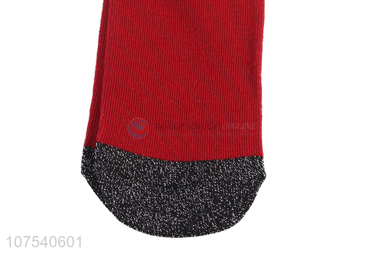 Best Selling Santa Claus Pattern Short Socks Fashion Socks