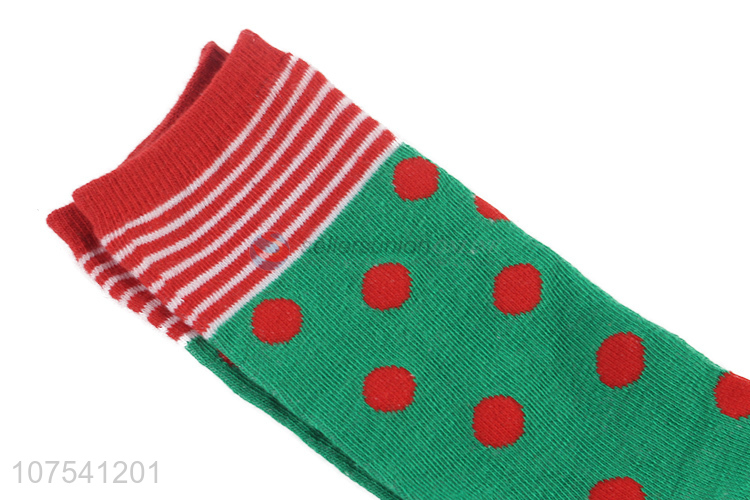 Wholesale Colorful Crew Socks Ladies Mid-Calf Length Sock