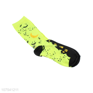 New Design Halloween Crew Socks Fashion Ladies Sock