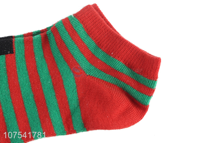 Newest Christmas Colorful Short Socks Women Ankle Socks