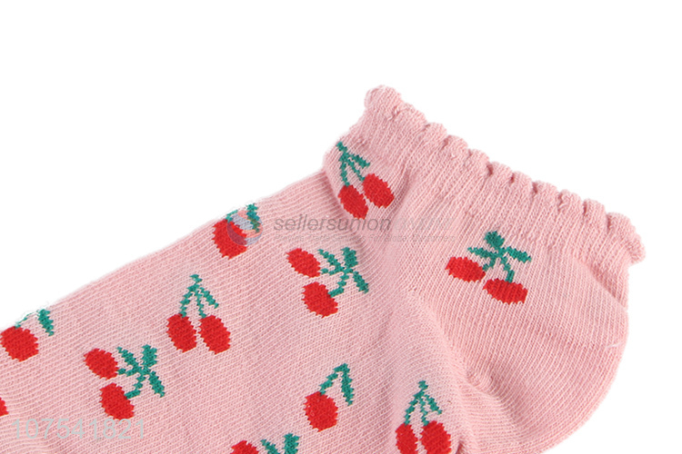 Fashion Style Colorful Female Socks Soft Ladies Short Socks