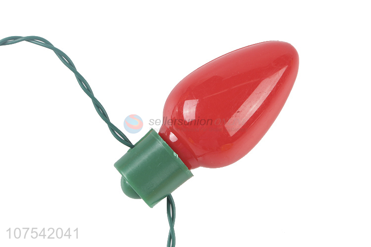 Top Selling Novelty Led Light Up Christmas Bulb Necklace Party Favors