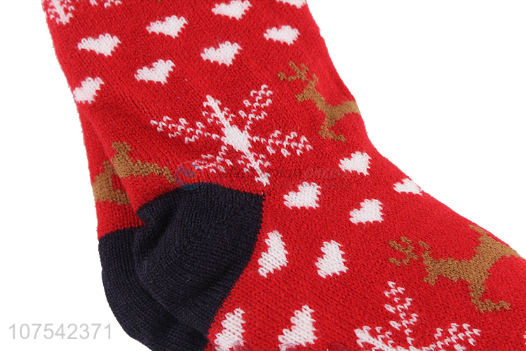 Contracted Design Christmas Winter Warmer Indoor Home Floor Socks