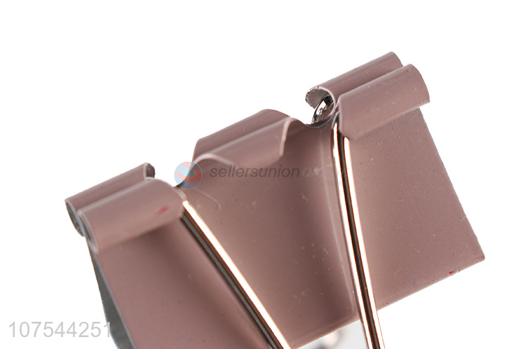 Competitive price office stationery 10pcs colorful paper clip binder clip