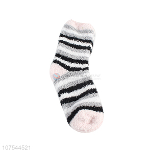 Good Sale Soft Comfortable Winter Warm Half Fleece Socks