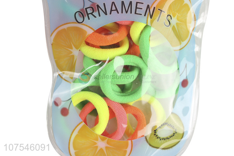 Wholesale Candy Color Hair Accessories Elastic Hair Ties Towel Hair Rings