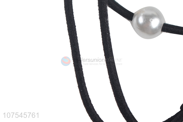 Best Selling High Elastic Pearl Decoration Hair Band Hair Ring