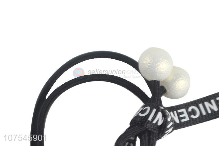 Hot Sale Elastic Hair Ring Hair Rope Elastic Pearl Hair Bands