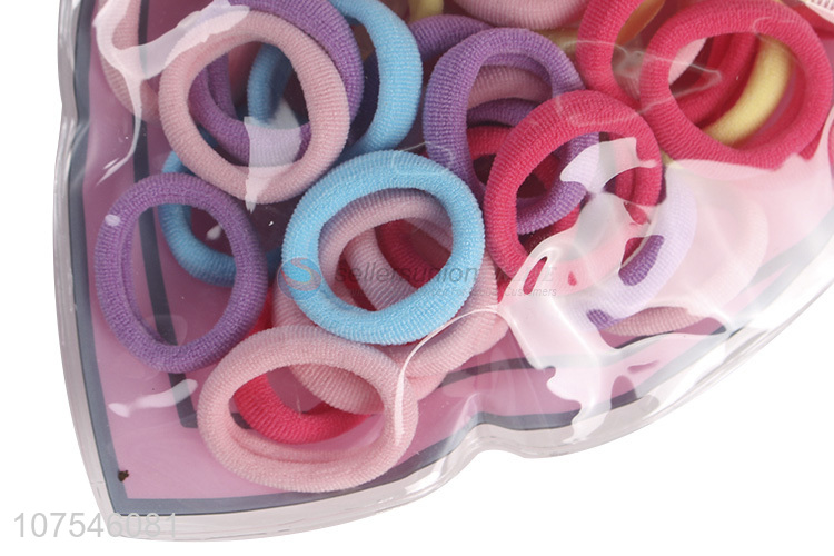 Hot Selling Colorful Elastic Hair Ties Towel Hair Scrunchies Hair Rings