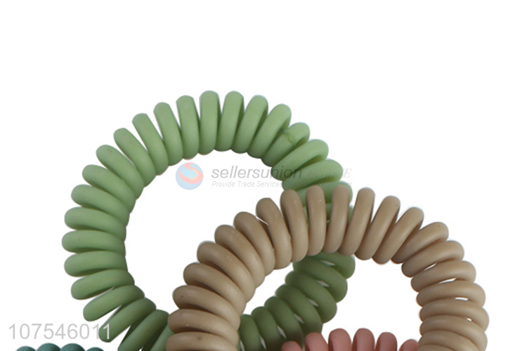 Wholesale Plastic Telephone Wire Hair Ties Classical Hair Rings