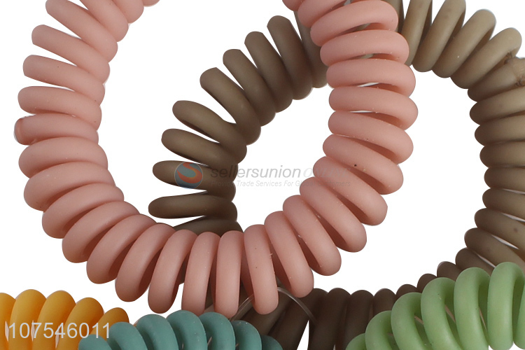 Wholesale Plastic Telephone Wire Hair Ties Classical Hair Rings