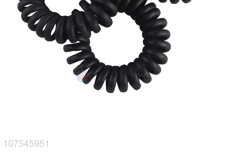 New Selling Black Hair Band Fashion Telephone Wire Hair Rings