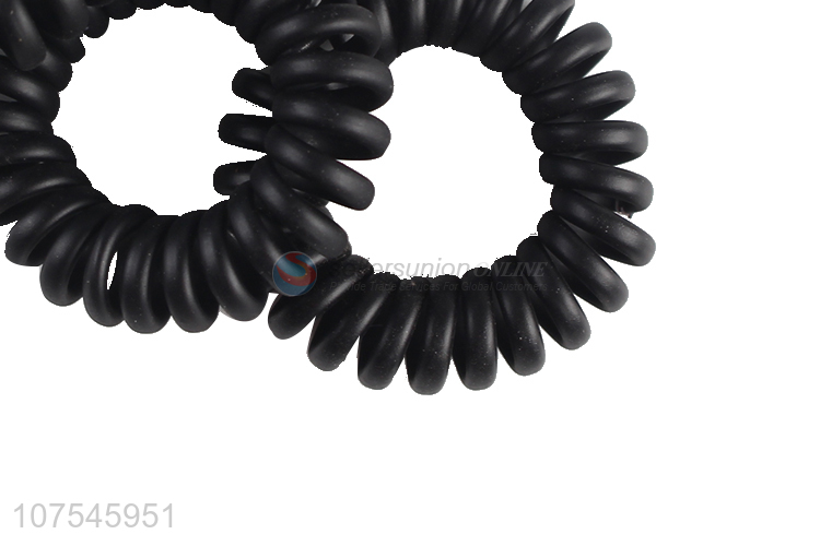 New Selling Black Hair Band Fashion Telephone Wire Hair Rings