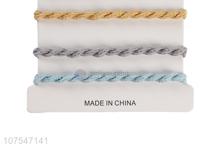 Factory Sell Fashion Hair Ring Hair Scrunchies Elastic Hair Bands