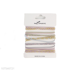 Delicate Design Fashion Hair Accessories Elastic Hair Rings