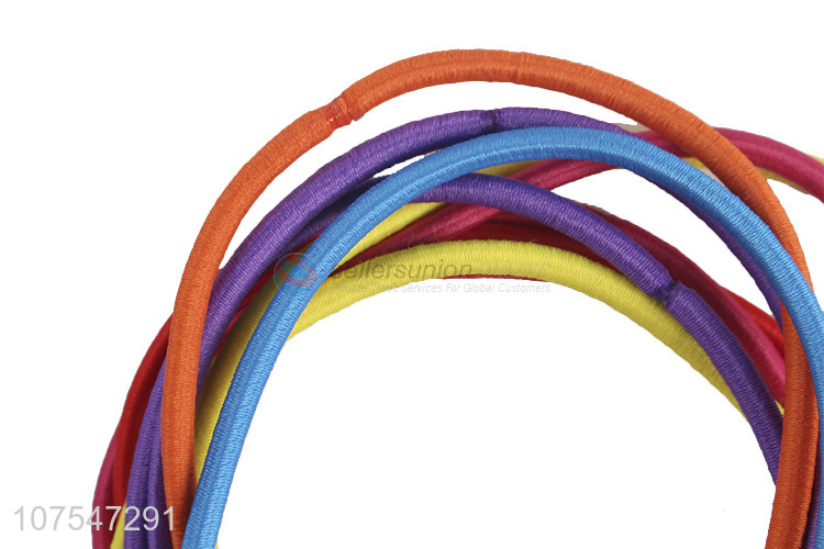 Unique Design Elastic Hair Ties Colorful Elastic Hair Ring