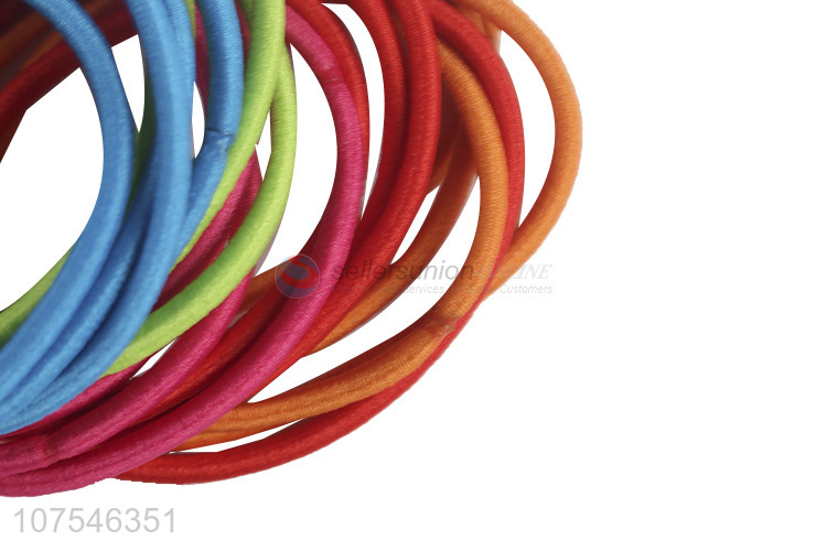 New Arrival Hair Accessories Solid Color Elastic Hair Rings