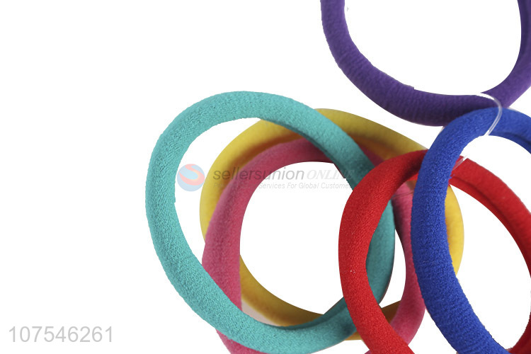 Fashion Style Hair Accessories Solid Color Hair Ring Elastic Hair Rope