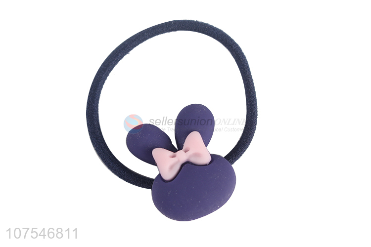 Professional Supply Cute Rabbit Design Fashion Elastic Hair Ring