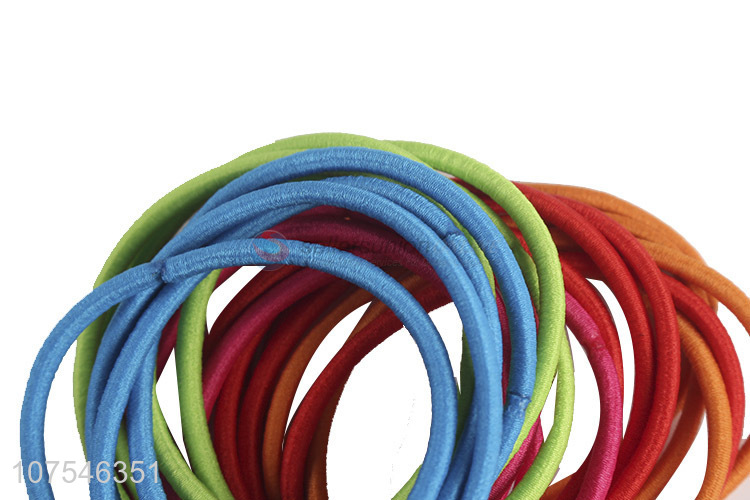 New Arrival Hair Accessories Solid Color Elastic Hair Rings