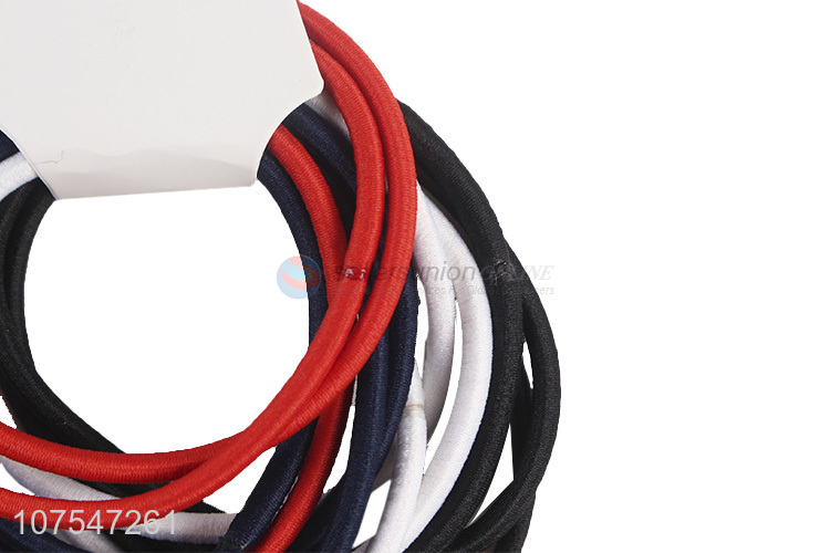 Top Selling Fashion Headwear Solid Color Hair Rings Hair Ties