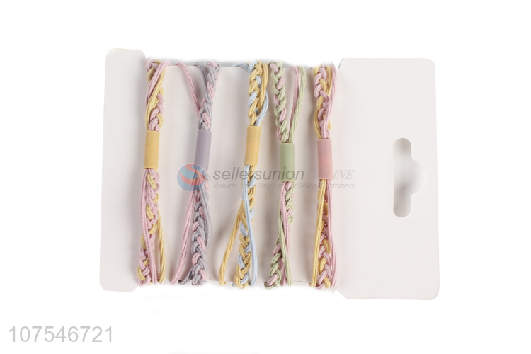 Delicate Design Fashion Hair Accessories Elastic Hair Rings