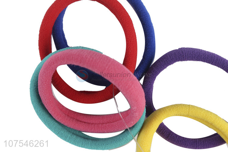 Fashion Style Hair Accessories Solid Color Hair Ring Elastic Hair Rope