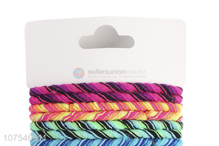 Lowest Price Hair Ring Combination Set Colorful Hair Rope