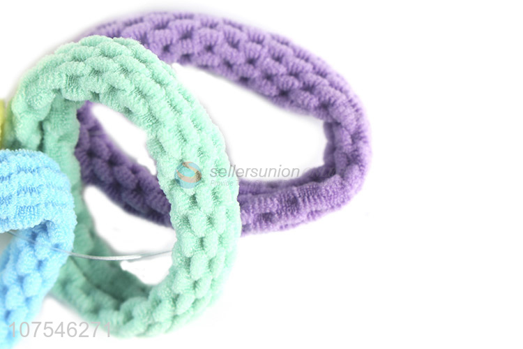 Competitive Price Solid Color Elastic Hair Band Fashion Hair Ring