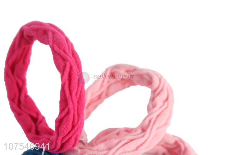 Hot Selling Solid Color Elastic Hair Ring Colorful Hair Band