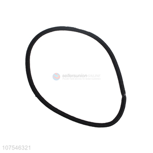 Hot Selling Fashion Round Balck Hair Band Elastic Hair Ring