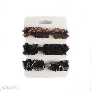 Wholesale 3 Pieces Elastic Hair Rings Fashion Hair Accessories