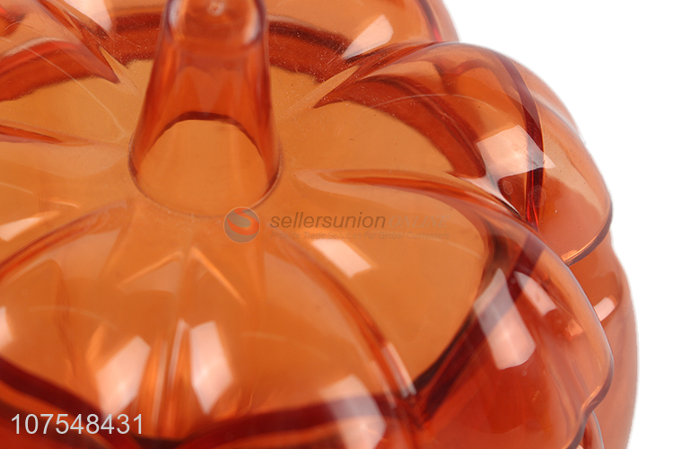 Wholesale Unique Design Pumpkin Shape Plastic Storage Jar