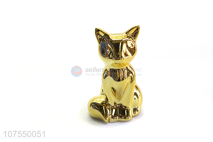 Creative Design Ceramic Fox Decoration Porcelain Crafts For Home Decor