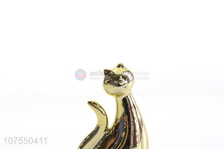 Good Quality Cute Cat Shape Hotel Home Decoration Ceramic Ornaments