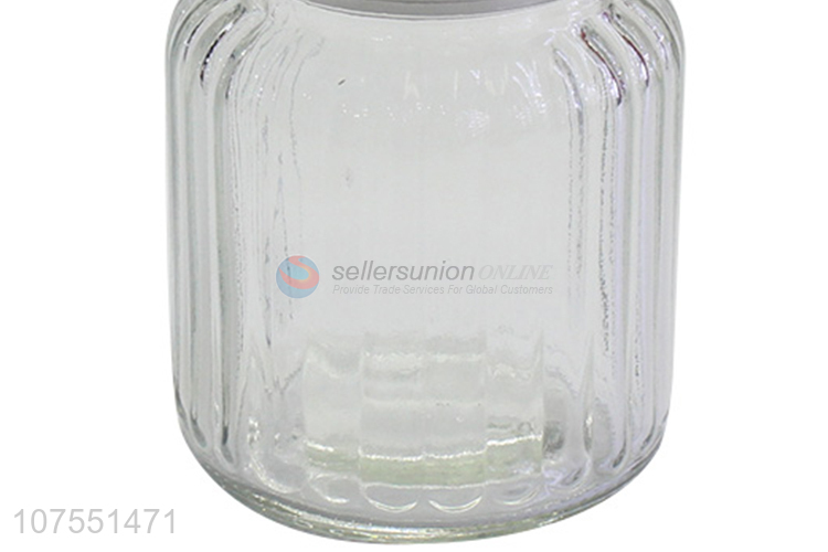 Wholesale Price Glass Storage Bottle With Bird Ceramic Lid