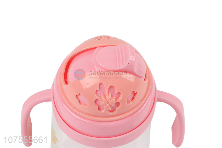 Wholesale Portable Children Straw Type Drinking Water Bottle With Handle