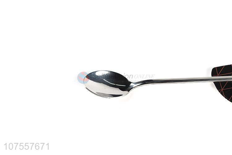 Wholesale home kitchen stainless steel spoon silver tableware