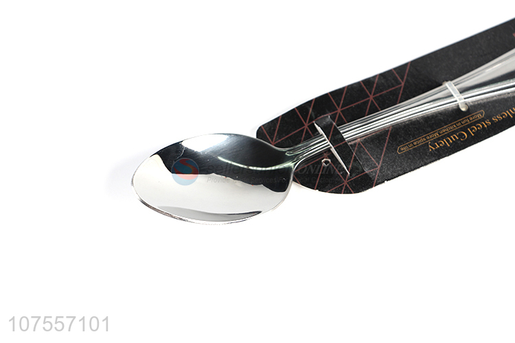 Popular products stainless steel dinner spoon metal spoon tableware