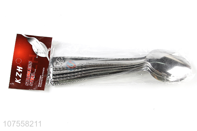 Wholesale Stainless Steel Meal Spoon Cheap Soup Spoon