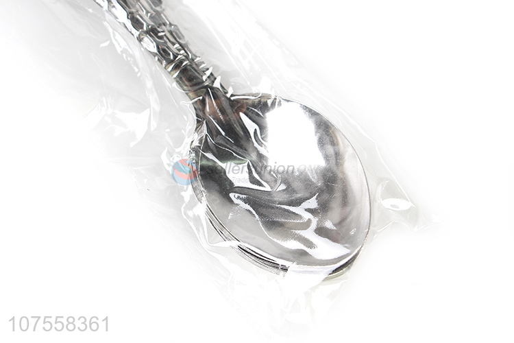 Custom Fashion Soup Spoon Stainless Iron Dinner Spoon