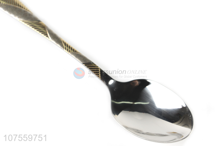 Wholesale Home Kitchen Stainless Steel Tableware Metal Spoon