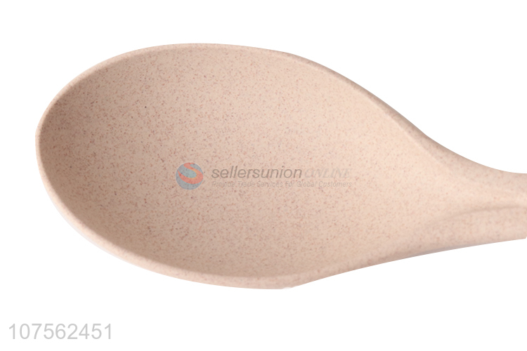 New Design Long Handle Wheat Straw Cooking Spoon